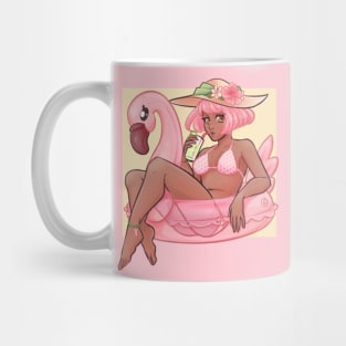 summer flamingo Mug